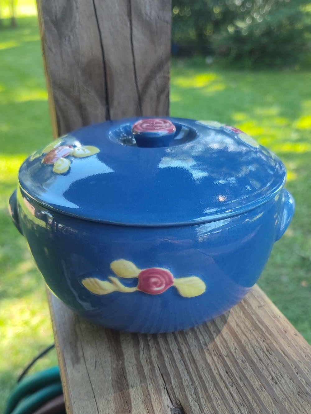 Coors Pottery Rosebud Collection Vintage Small Crock